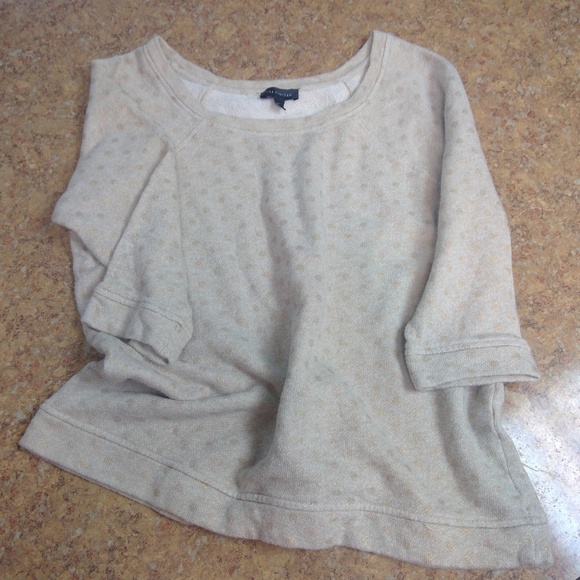 The Limited Tops - The Limited small sweatshirt VGC oatmeal with gold